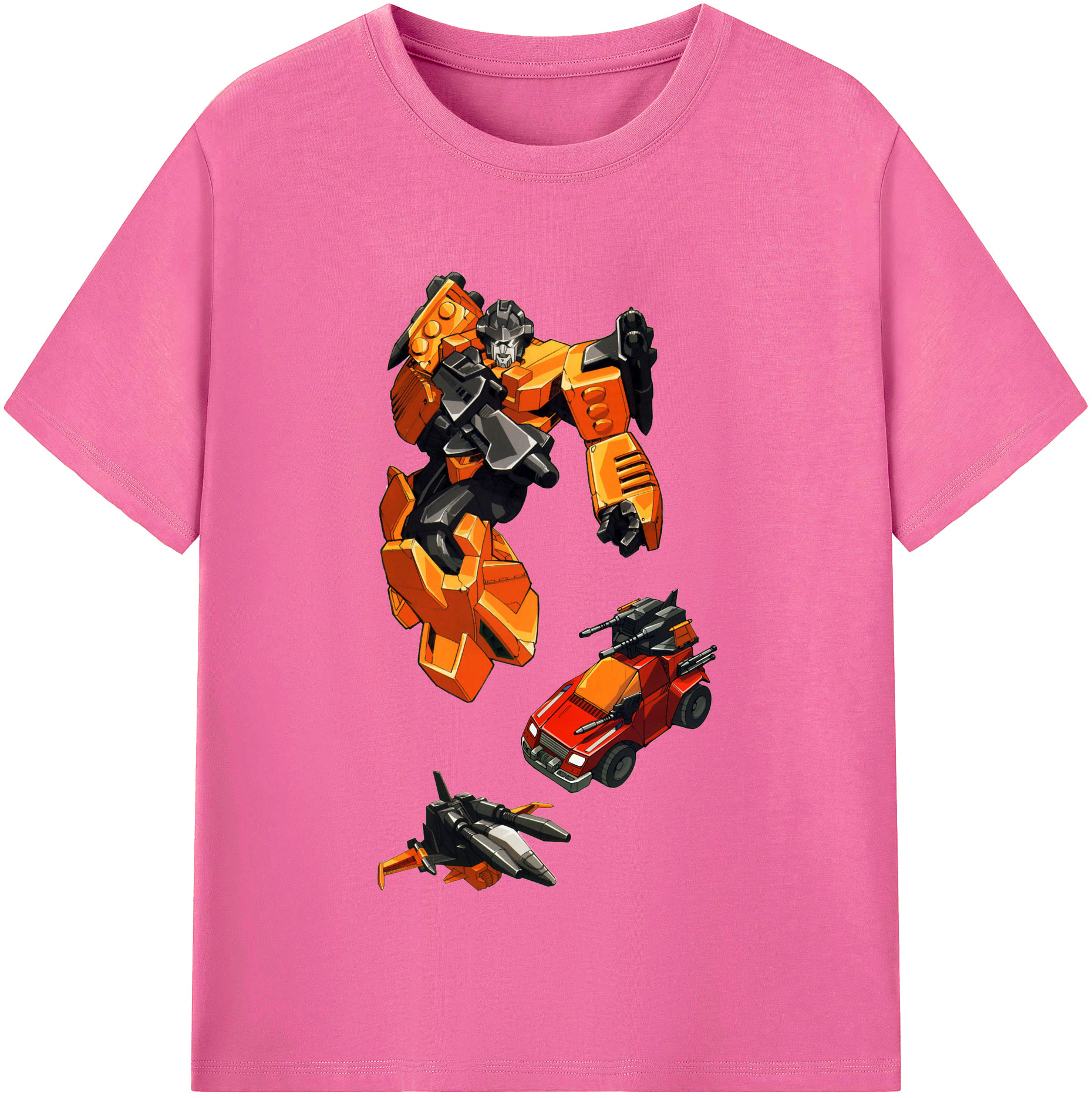 （画像用）  レディースカジュアルプリントTシャツ（綿100％）